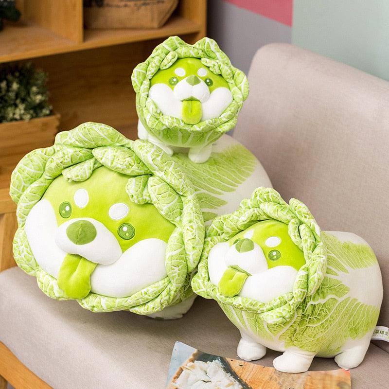 Kawaii Cabbage Shiba Inu Plushie - All Plushies, Dogs - Kawaii Bonjour