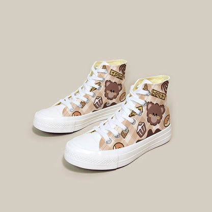 Kawaii Foodie Bear Sneakers -  - Kawaii Bonjour