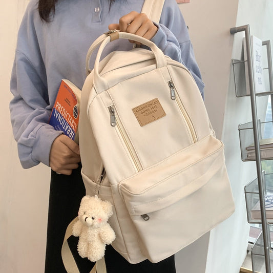Kawaii Fashion Zipper Bear Pendant Backpack