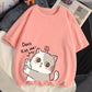 Don't Kiss Me Cat T-Shirt
