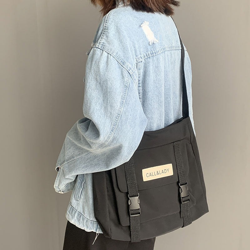 Korean Minimalist Strap Crossbody Bag