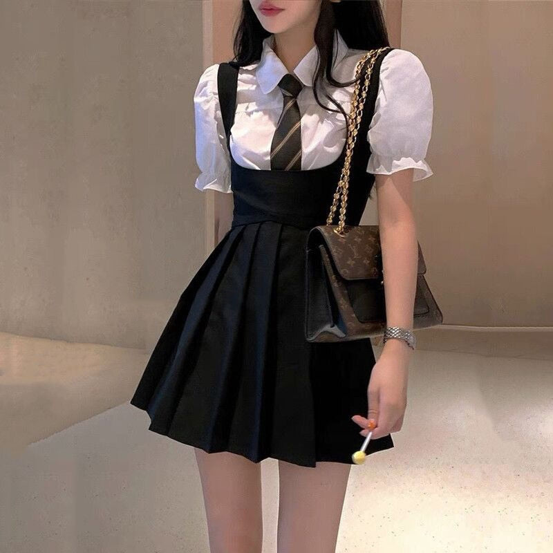 Harajuku Student Dress Sets - Dress, Trending - Kawaii Bonjour