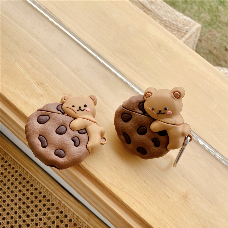 Kawaii Cookie Bear Airpod Case