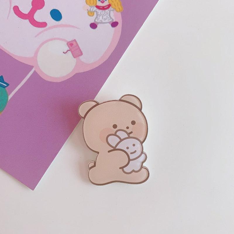 Kawaii Cute Bear Enamel Pins - Enamel Pins - Kawaii Bonjour