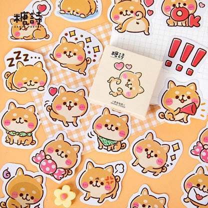 Kawaii Sweet Puppy Stickers - Stickers - Kawaii Bonjour