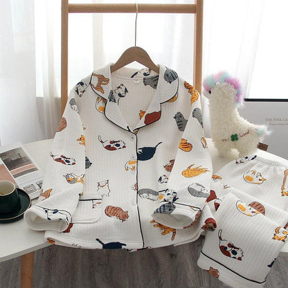 Kawaii Sleepy Cat Pajama - Pajama - Kawaii Bonjour
