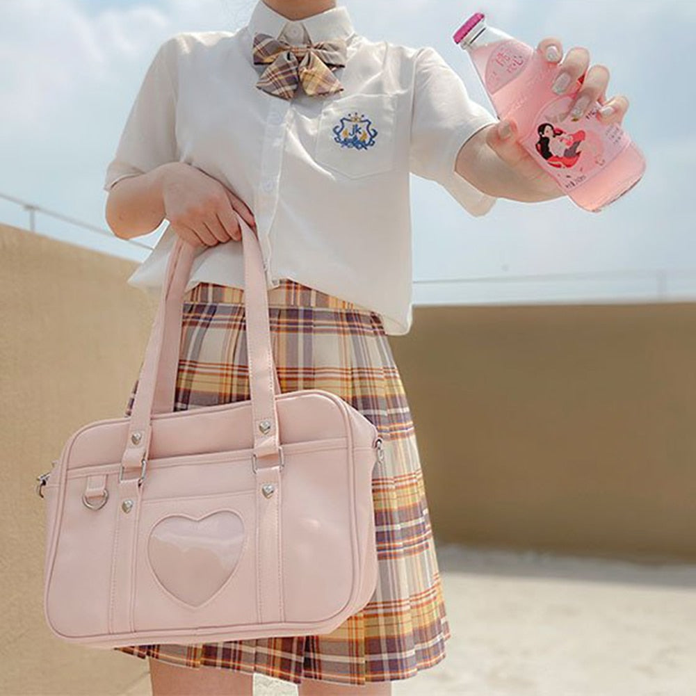 Kawaii JK Lolita Heart Back To School Bag