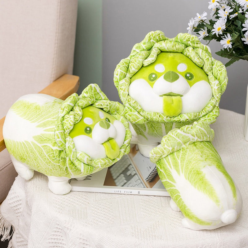 Kawaii Cabbage Shiba Inu Plush Toy