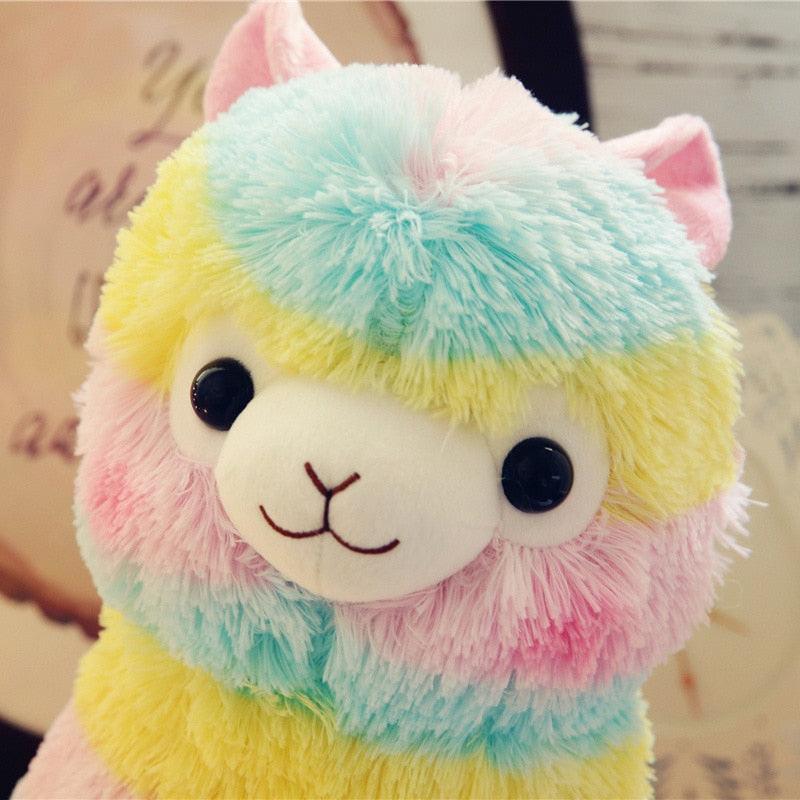 Kawaii Colorful Alpaca Plushie - Domestic Animals - Kawaii Bonjour