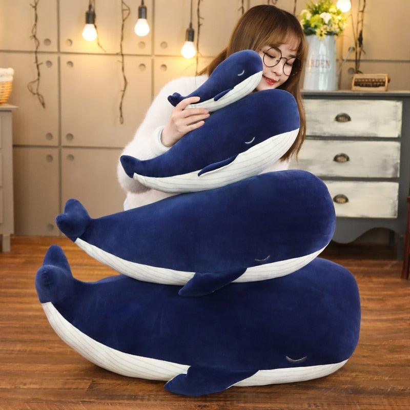 Kawaii Cute Blue Whale Plushie - Sea Animals - Kawaii Bonjour