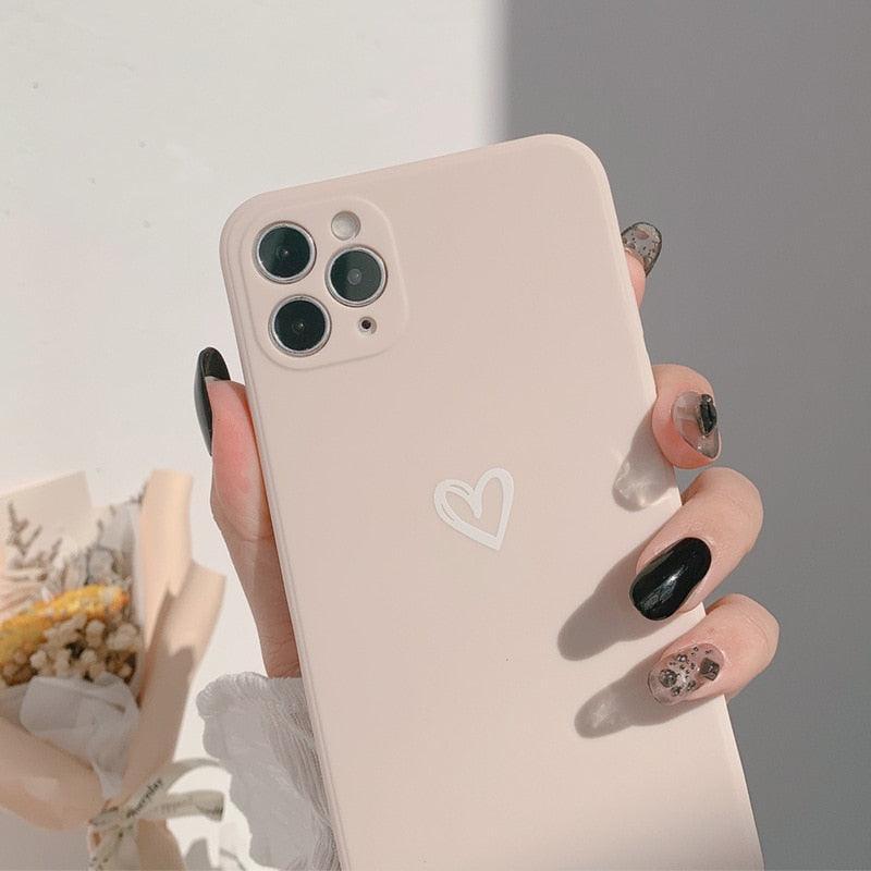 Kawaii Aesthetic Love Heart iPhone Case - iPhone Case - Kawaii Bonjour