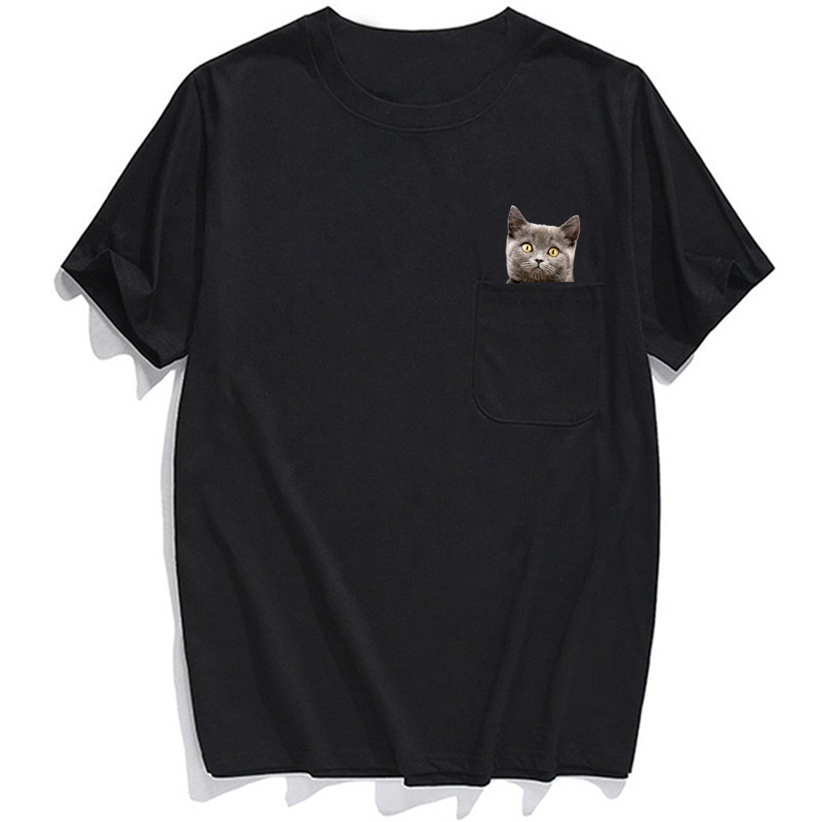 Surprise Pocket Cat T-Shirt 1
