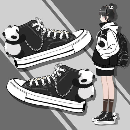 Kawaii Cute Panda Sneakers - Sneakers - Kawaii Bonjour