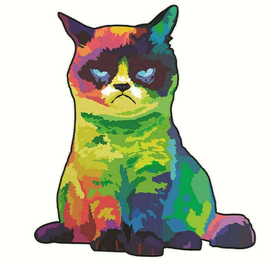Colorful Cat Puzzle - Meowhiskers