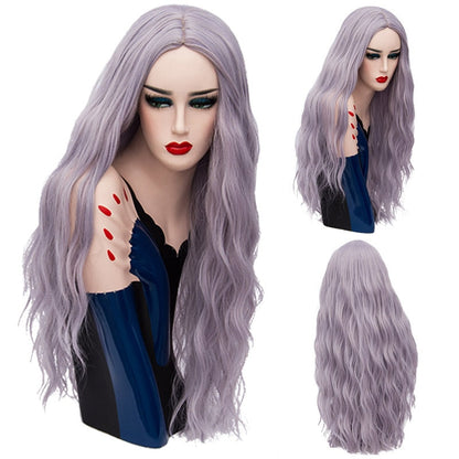 Cosplay Natural Multi Color Long Wavy Wigs