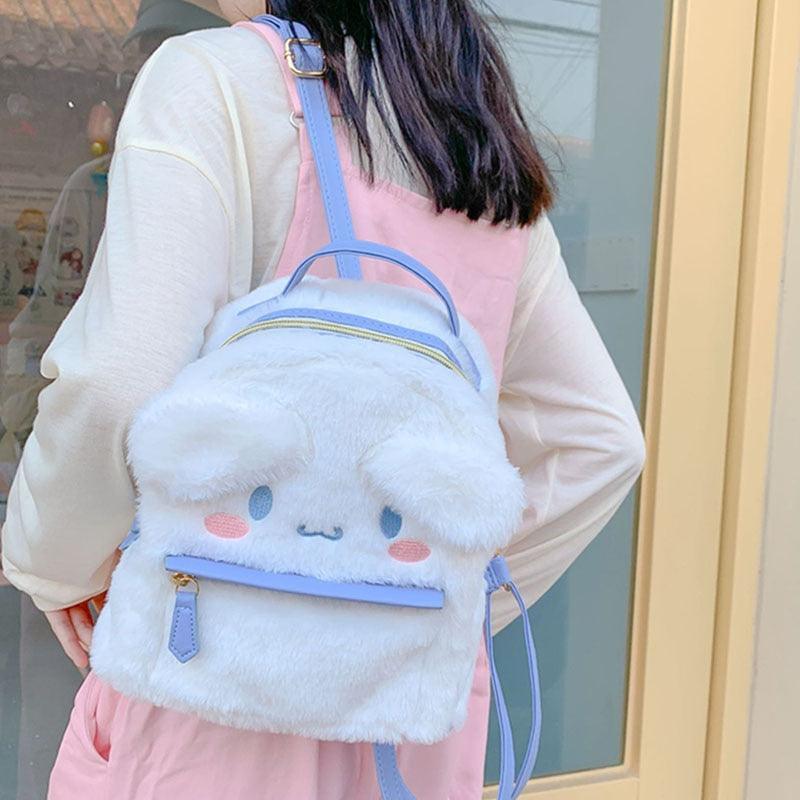 Kawaii Fluffy Puppy Backpack - Backpack - Kawaii Bonjour