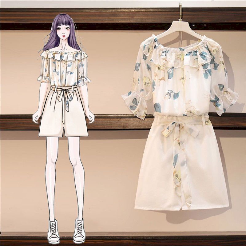 Kawaii Fashion Flora Two Piece Set - New, Shorts, Tops - Kawaii Bonjour