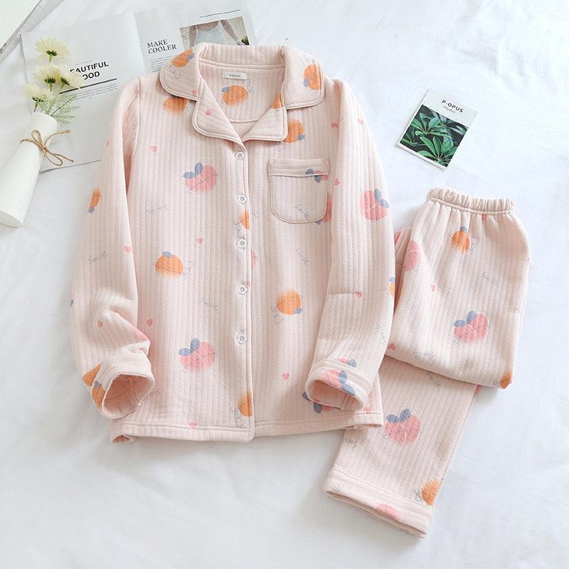 Kawaii Pink Peach Pajama - Pajama - Kawaii Bonjour