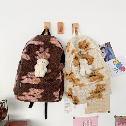 Kawaii Fluffy Bear Backpack - Backpack - Kawaii Bonjour