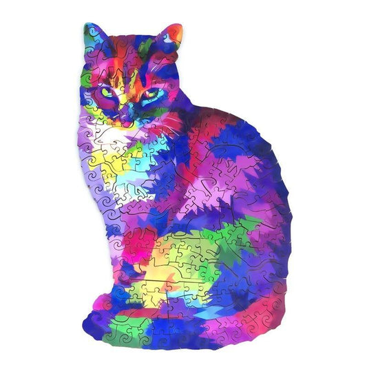 Rainbow Cat Puzzle - Meowhiskers