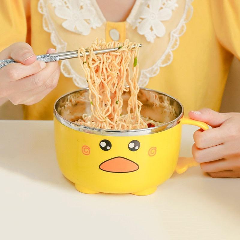 Kawaii Duck Ramen Noodles Bowl - Kitchenware - Kawaii Bonjour