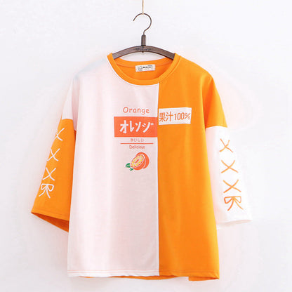 Kawaii Fashion Orange T-Shirt