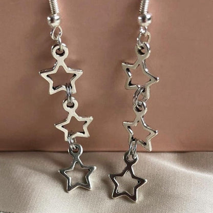 Kawaii Harajuku Star Necklace & Earrings