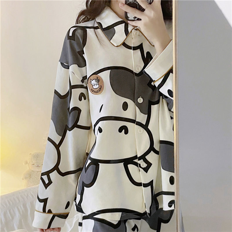 Kawaii Moo Cow Pajamas Set