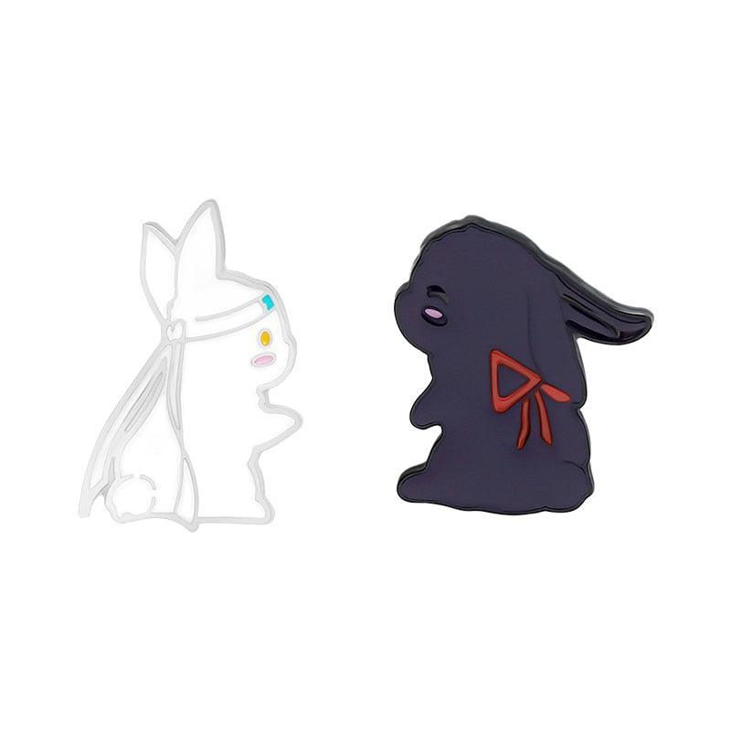 Kawaii Ninja Rabbit Enamel Pins - Enamel Pins - Kawaii Bonjour