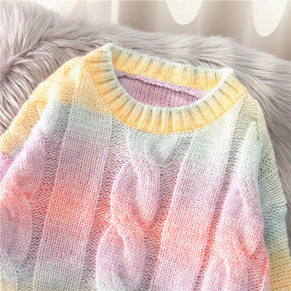 Kawaii Candy Rainbow Sweater - New, Sweater - Kawaii Bonjour