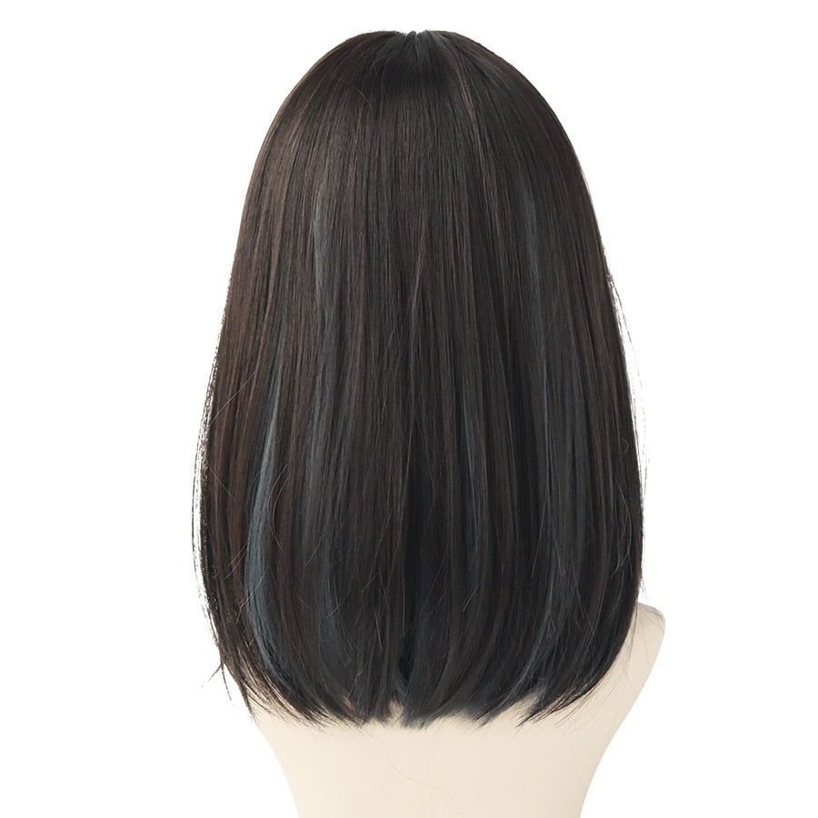 Gradient Top Double Colors Long Straight Hair Wig