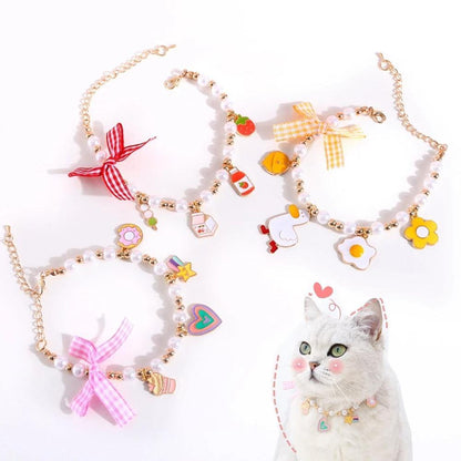 Pearl Cat Collar - Meowhiskers