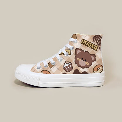Kawaii Foodie Bear Sneakers -  - Kawaii Bonjour