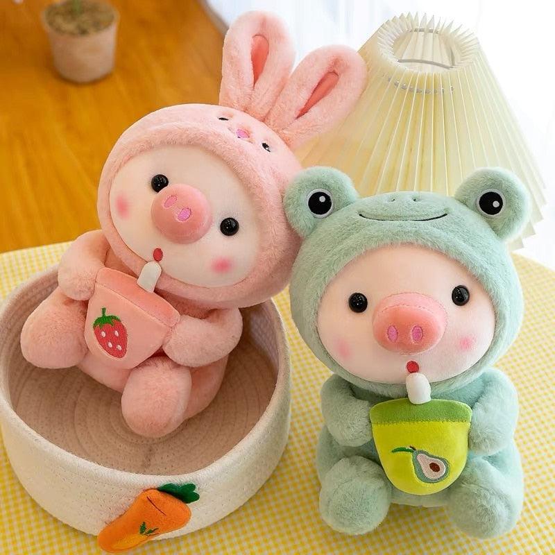 Kawaii Costumes Pig Juice Plushies - Pigs - Kawaii Bonjour