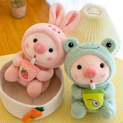 Kawaii Costumes Pig Juice Plushies - Pigs - Kawaii Bonjour