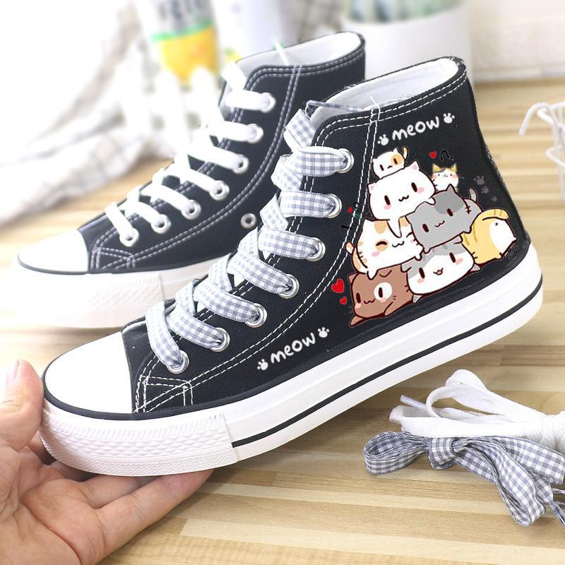 Kawaii Meow Cat Sneakers - Sneakers - Kawaii Bonjour