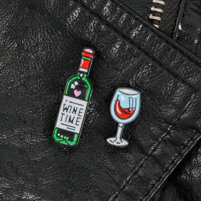 Wine Time Enamel Pin