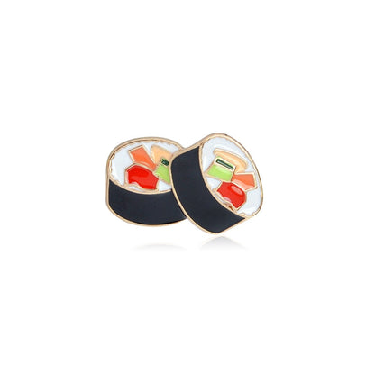 Cartoon Ramen Sushi Japanese Foods Enamel Pins