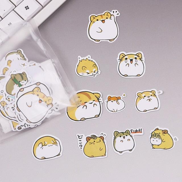Kawaii Fluffy Hamster Stickers - Stickers - Kawaii Bonjour