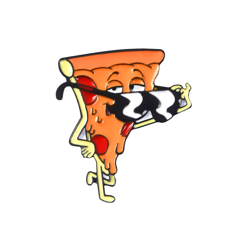 Cool Pizza Enamel Pins