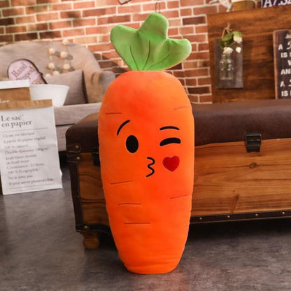 Kawaii Cute Carrot Expression Plushies - Food & Drinks - Kawaii Bonjour