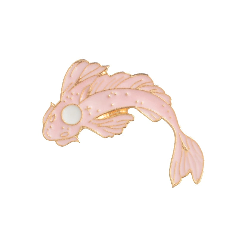 Lucky Fish Koi Enamel Pins
