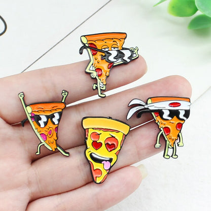 Cool Pizza Enamel Pins