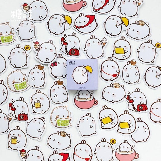 Kawaii Rabbit Vacation Stickers - Stickers - Kawaii Bonjour
