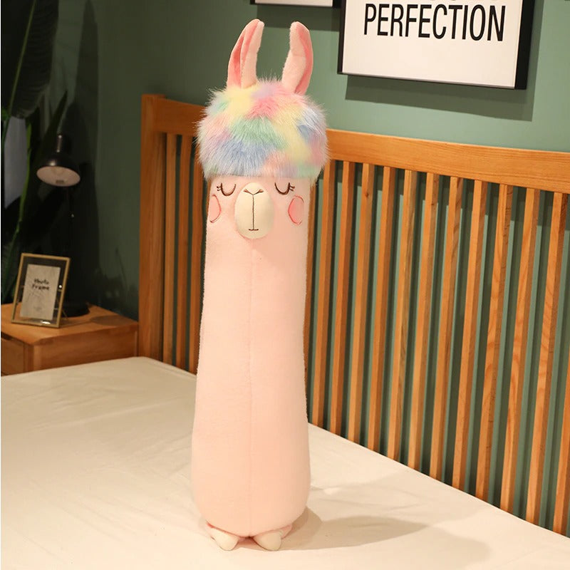 Kawaii Colorful Hair Alpaca Plushie