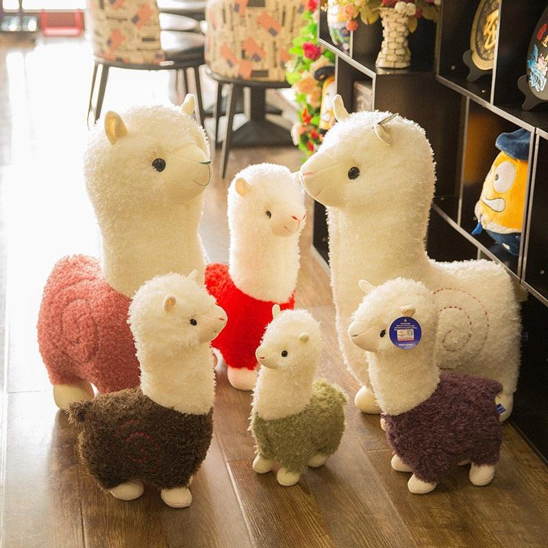 Kawaii Cute Fluffy Alpaca Plushies - Domestic Animals - Kawaii Bonjour