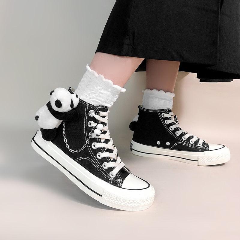 Kawaii Cute Panda Sneakers - Sneakers - Kawaii Bonjour