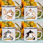 Cute Cartoon Cat Print Mugs