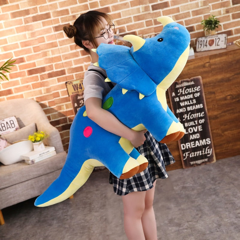 Kawaii Stuffed Triceratops Dinosaur Plush Toy