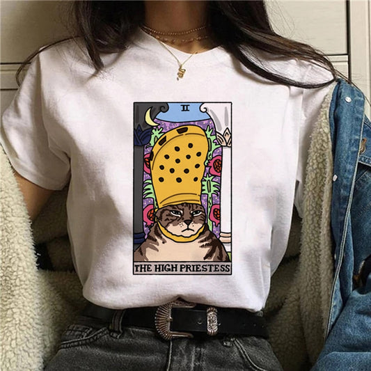 The High Priestess Cat T-Shirt